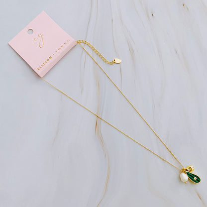 Elevate Your Elegance with the Ellie Triple Charm Necklace - Timeless Beauty Awaits