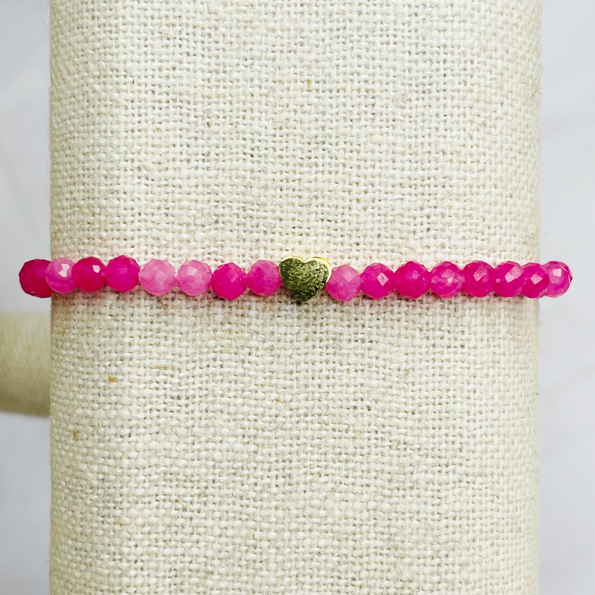 Chic Natural Stone Bead Stretch Bracelet - Elevate Your Style!