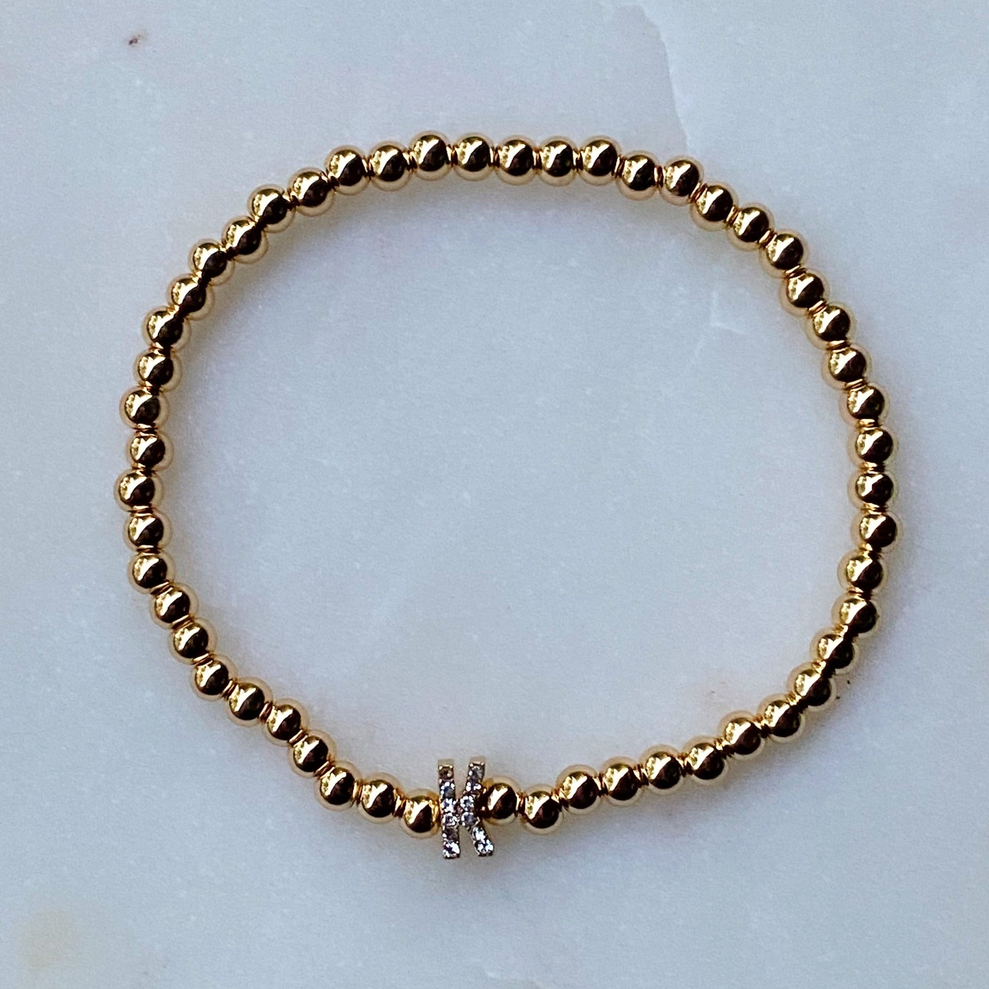 Customizable Darcy Initial Bracelet - A Unique Touch for Every Style