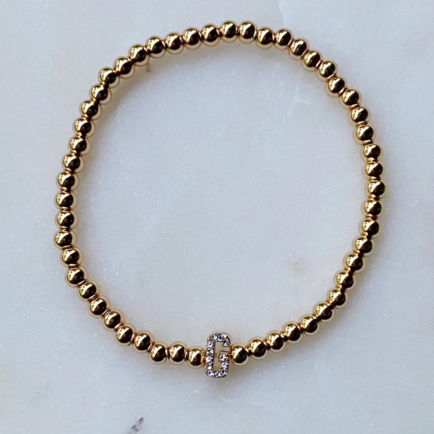 Customizable Darcy Initial Bracelet - A Unique Touch for Every Style