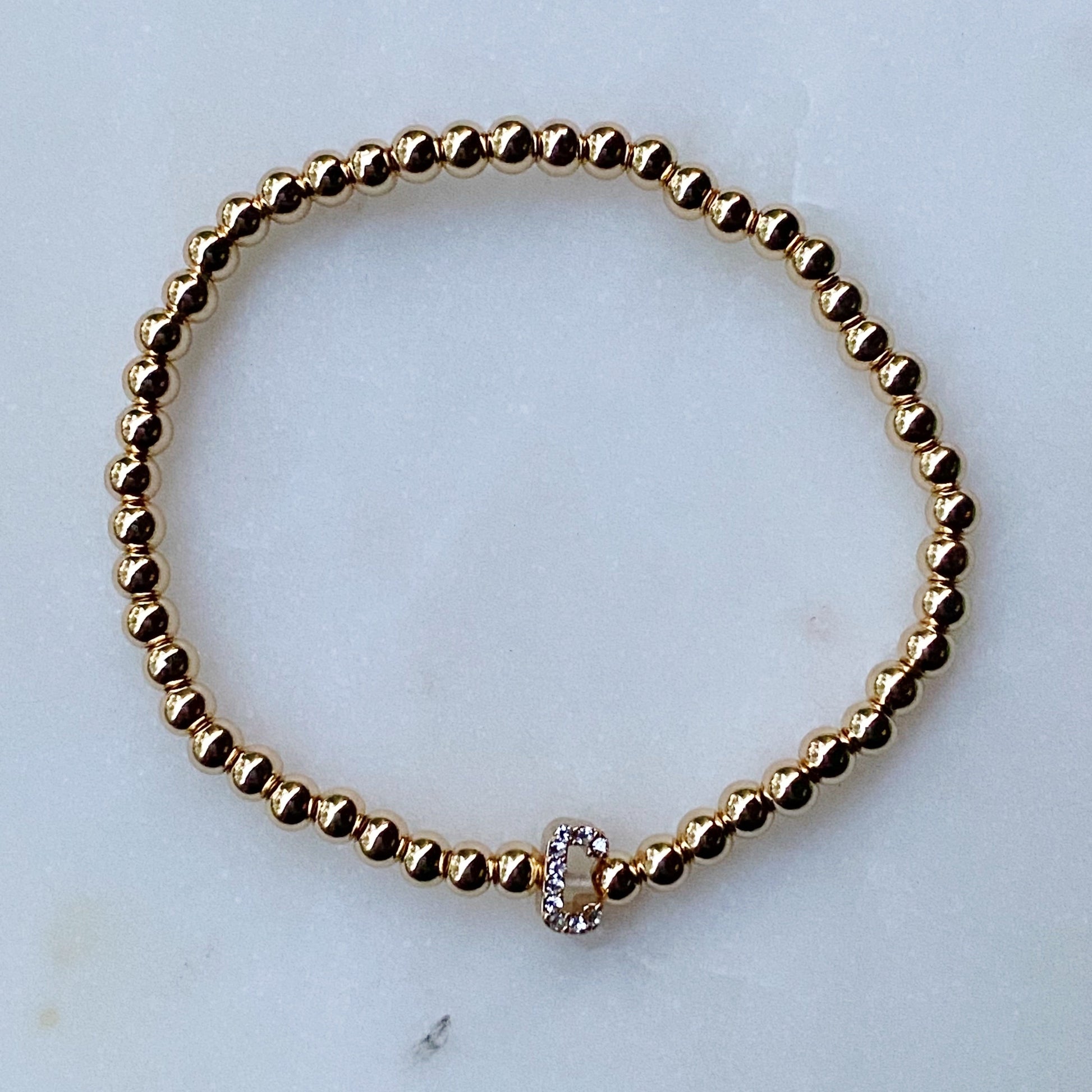 Customizable Darcy Initial Bracelet - A Unique Touch for Every Style